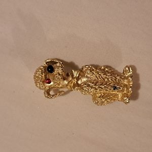 Vintage Dog Brooch
